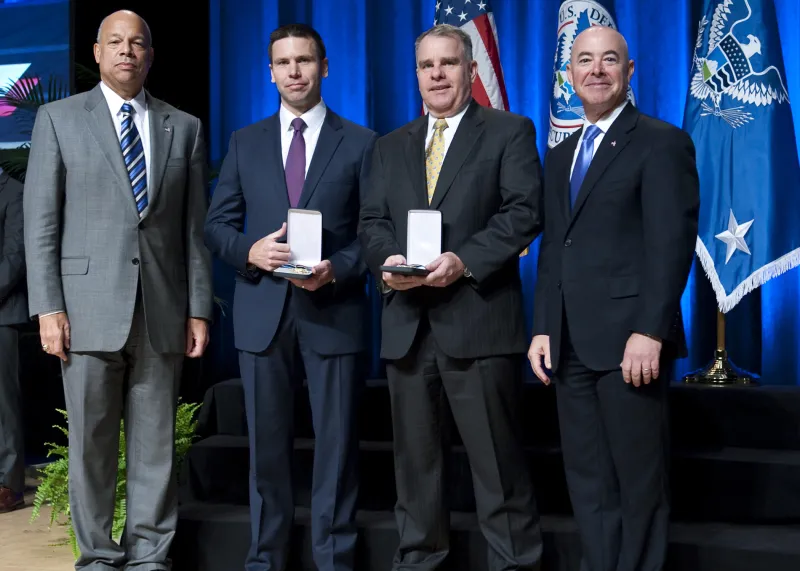 The Secretary's Meritorious Service Award 2014 - John Havranek and Kevin McAleenan
